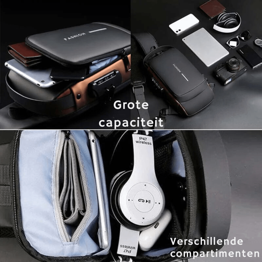 ChargeGuard™ | Oplaadkracht en bescherming in één slimme tas - Midado