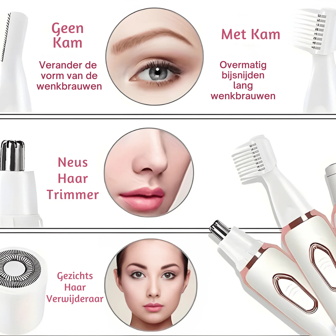 SmoothFusion 4 in 1 ™ | Jouw ultieme schoonheidsroutine in één apparaat. - Midado